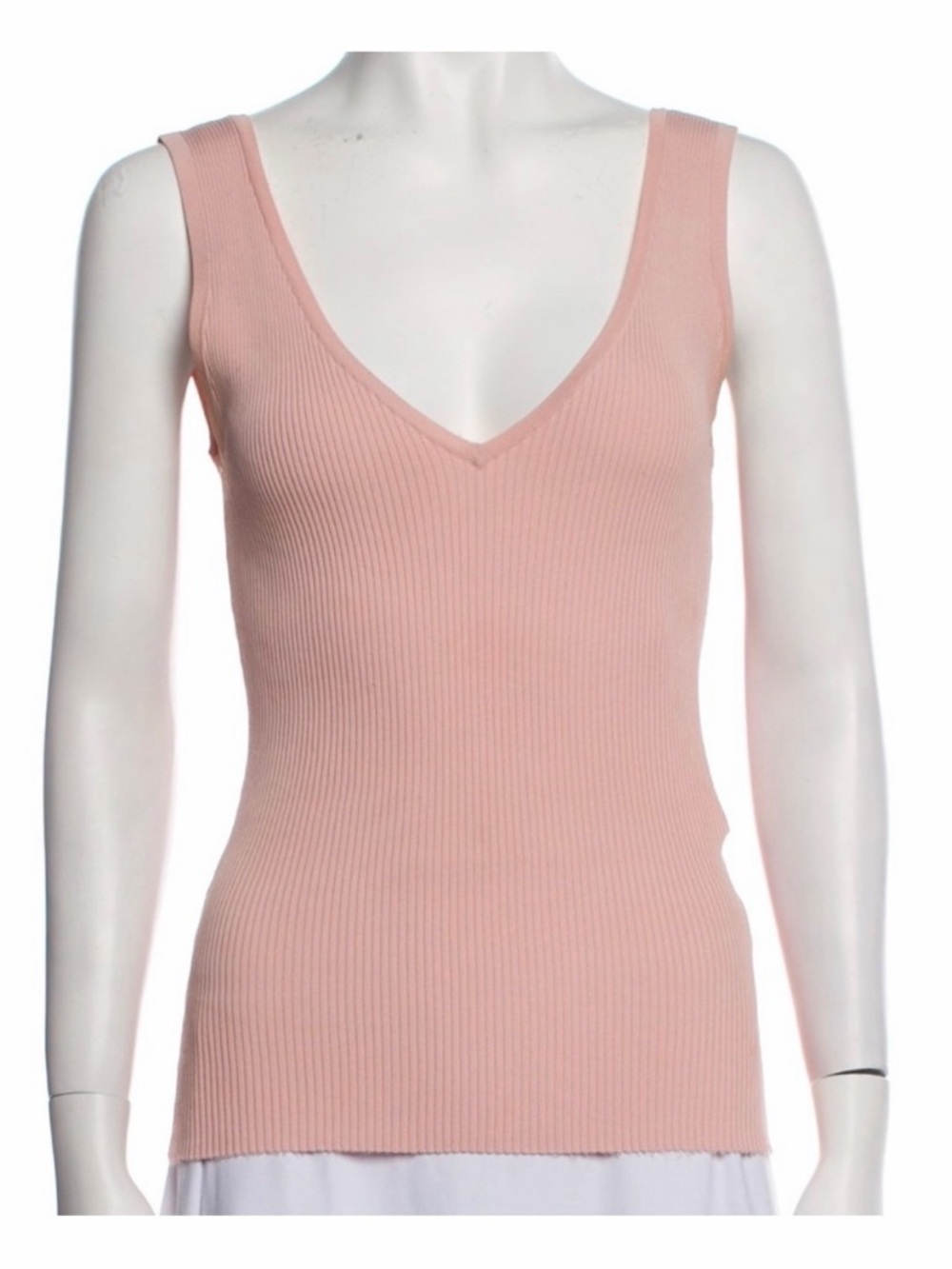 Zimmermann Ribbed V-Neck Tank - Picture 1 of 5